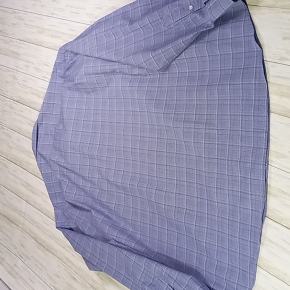 Tommy Hilfiger Blue Plaid Button Up Shirt Men's Size 2XL Wrinkle Free - Picture 9 of 16